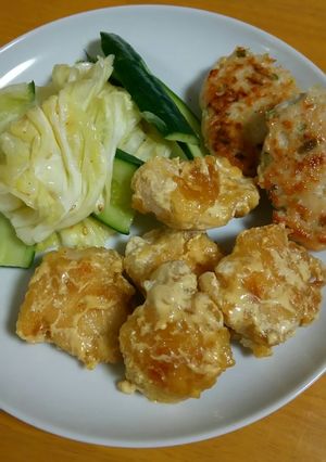 簡単♪子ども大好き♪鶏むね肉のオイマヨ♪-レシピのメイン写真