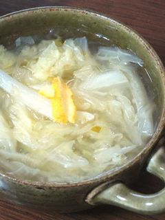 白菜と春雨のスープ~ごま風味~-レシピのメイン写真
