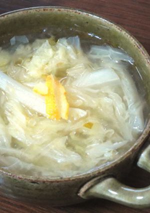 白菜と春雨のスープ～ごま風味～-レシピのメイン写真