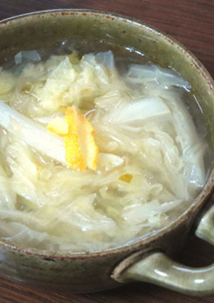 白菜と春雨のスープ～ごま風味～-レシピのメイン写真