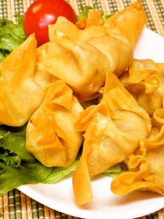 カリッと美味しい!揚げワンタン-レシピのメイン写真