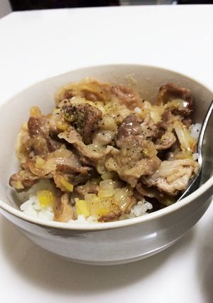簡単！ネギ塩豚丼-レシピのメイン写真