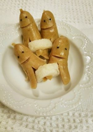 *二人三脚するソーセー人*-レシピのメイン写真