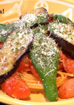 夏野菜たっぷりのトマトスパゲッティー-レシピのメイン写真
