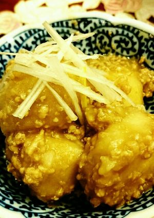 里芋と鶏ひき肉の煮物-レシピのメイン写真