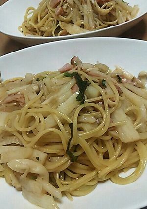 長芋の和風パスタ-レシピのメイン写真