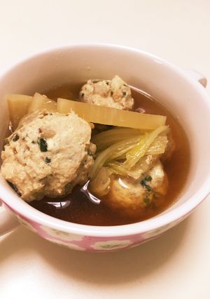 つくねと大根の煮物-レシピのメイン写真