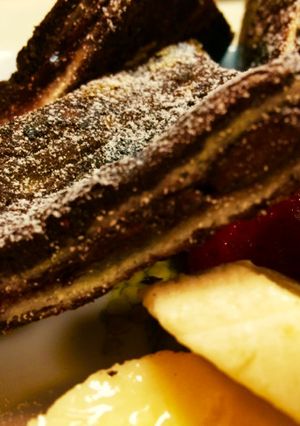 チョコフレンチトースト 間にチョコ挟み-レシピのメイン写真