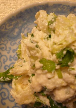 キャベツと香菜の豆腐和え-レシピのメイン写真