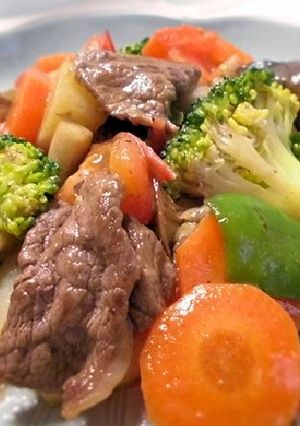お野菜たっぷり牛肉のトマト炒め-レシピのメイン写真