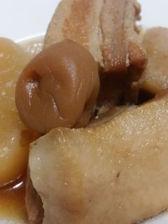 さっぱりトロトロ!梅豚角煮-レシピのメイン写真