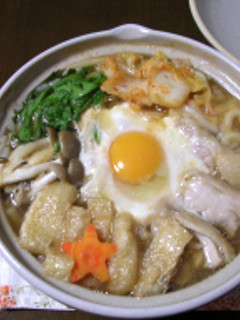 鍋焼きうどん雑炊-レシピのメイン写真