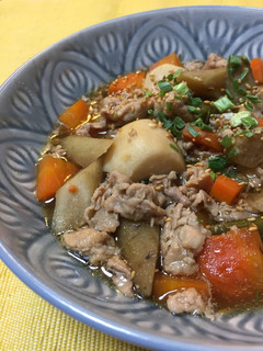 豚肉と根菜の甘辛煮-レシピのメイン写真