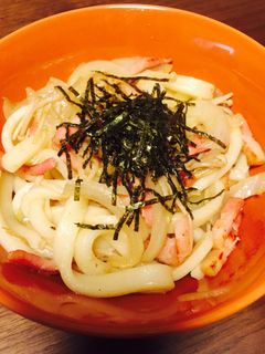 簡単☆白だしとベーコンの和風焼きうどん-レシピのメイン写真