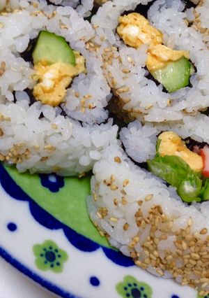 カリフォルニアの巻き方-レシピのメイン写真