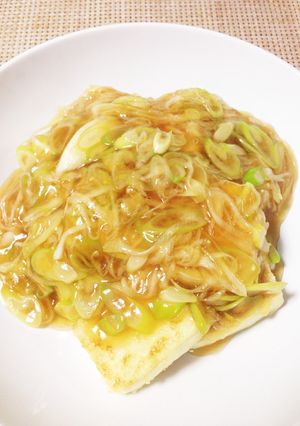 生姜であったか！お豆腐のねぎあんかけ-レシピのメイン写真