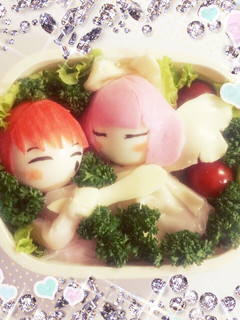 キャラ弁・セカオワ弁当♪サラダ-レシピのメイン写真
