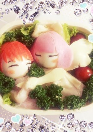 キャラ弁・セカオワ弁当♪サラダ-レシピのメイン写真