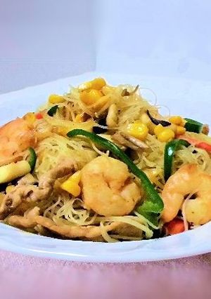 海鮮ビーフン☆カレー味-レシピのメイン写真