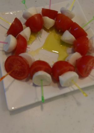 プチトマトでひとくちカプレーゼ♡-レシピのメイン写真