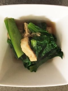 ☆小松菜と油揚げの煮びたし-レシピのメイン写真