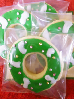 クリスマスリース型クッキー-レシピのメイン写真
