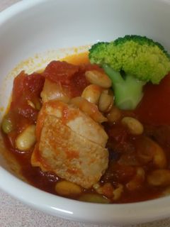 簡単!チキンとお豆のトマト煮-レシピのメイン写真