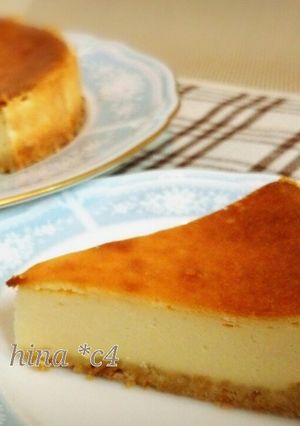 HM&ミキサー簡単*ベイクドチーズケーキ-レシピのメイン写真