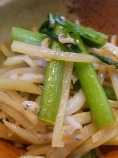 かぶの葉としらすの炒め物-レシピのメイン写真