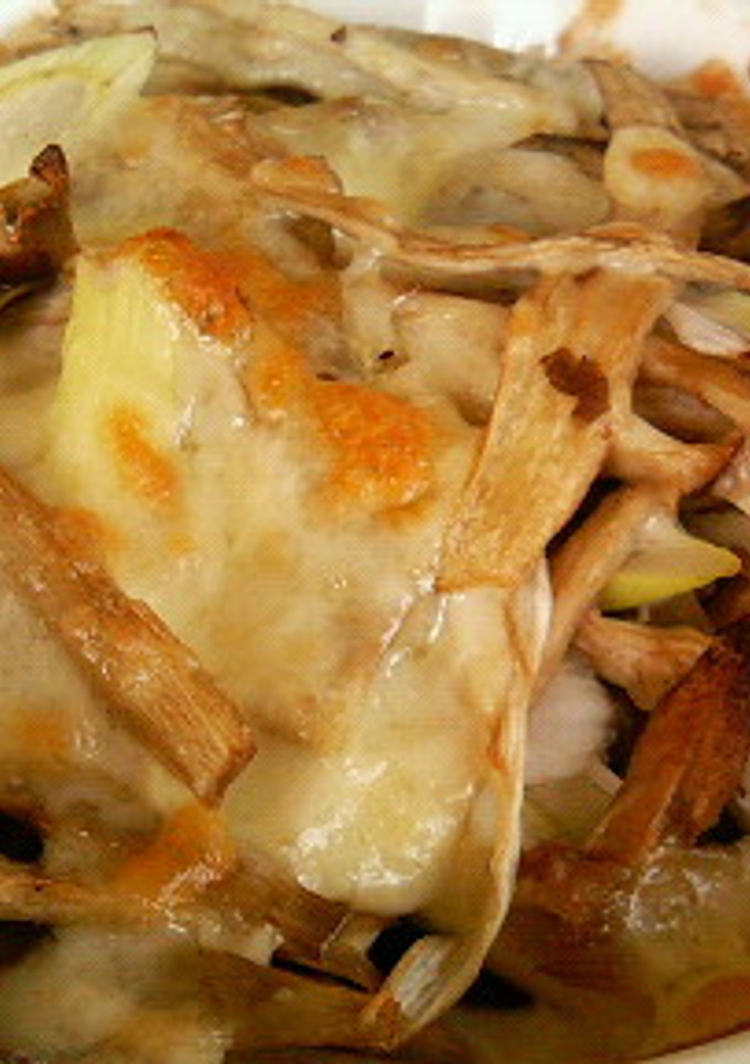 きのこ＆ごぼうのチーズ焼き-レシピのメイン写真