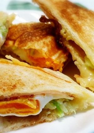 ◆サクサクとろ～り♪ホットサンド◆-レシピのメイン写真