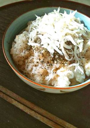 ゴマとシラスの麦飯-レシピのメイン写真