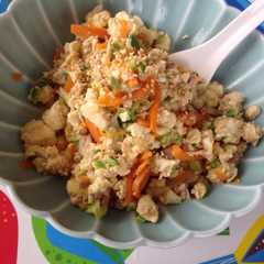 รูปของ 小学生が作る！簡単、激ウマ炒り豆腐！