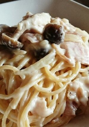 きのことベーコンのクリームパスタ-レシピのメイン写真