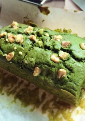 抹茶くるみパウンドケーキ-レシピのメイン写真