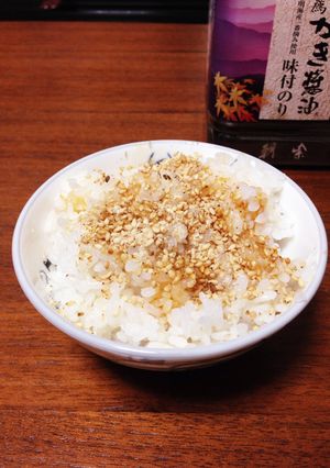 お酒の〆に超簡単☆ゴマ御飯-レシピのメイン写真