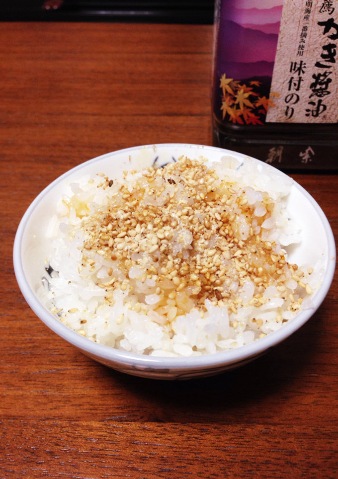 お酒の〆に超簡単☆ゴマ御飯-レシピのメイン写真