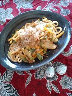 キムマヨ★焼きうどん-レシピのメイン写真