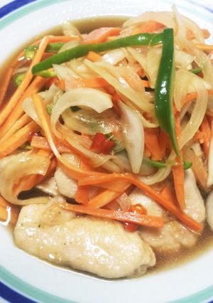驚きの柔らかさ！鳥ムネ肉で南蛮漬け-レシピのメイン写真