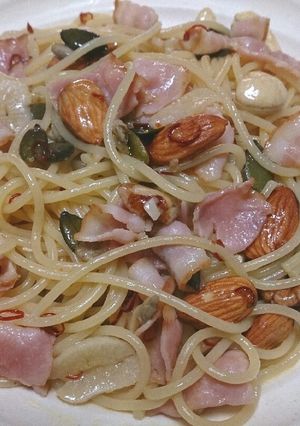 ミックスナッツdeペペロンチーノ-レシピのメイン写真