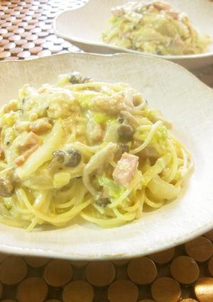 オッサンの和風カルボナーラ-レシピのメイン写真