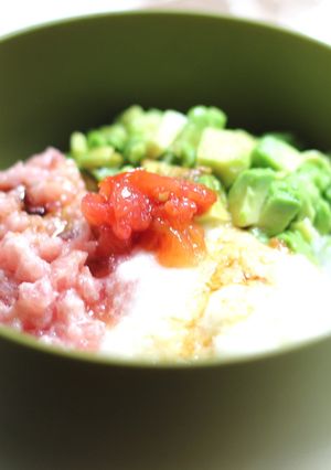 そるとまと®でマグロ＆アボカド＆とろろ丼-レシピのメイン写真