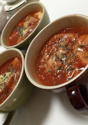 トマトのパン粥-レシピのメイン写真