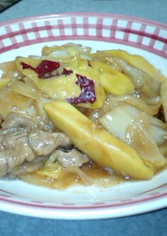 白菜とさつまいもの甘酢炒め-レシピのメイン写真