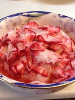 赤カブの酢の物♪-レシピのメイン写真