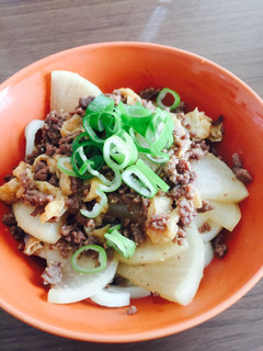 簡単☆甘辛そぼろ大根のせうどん-レシピのメイン写真