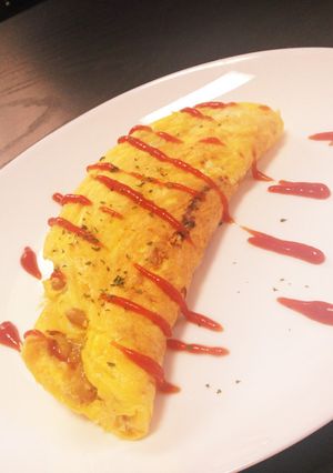 洗い物いらず！簡単！納豆オムレツ☆-レシピのメイン写真