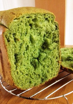 HBで☆ふっかふかほうれん草パン-レシピのメイン写真