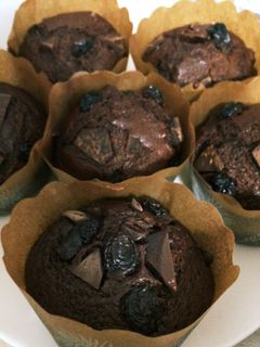ホットケーキミックスで簡単チョコマフィン-レシピのメイン写真