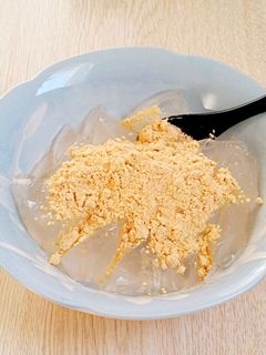 81キロカロリー♡わらび餅風デザート-レシピのメイン写真